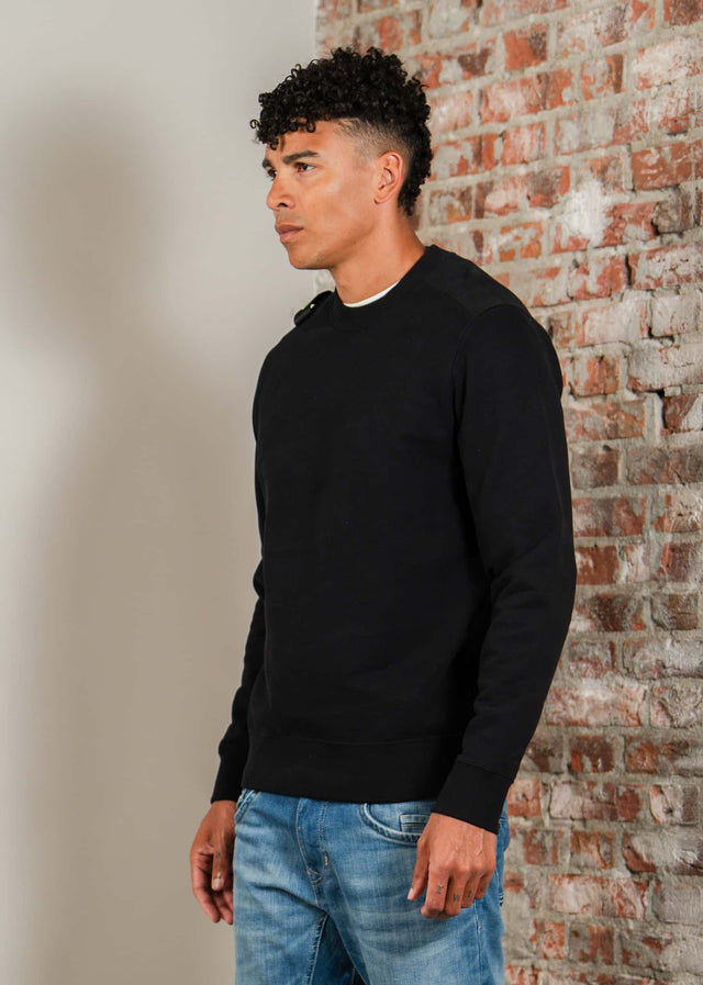 MA.Strum Sweaters Mastrum crew sweat - jet black