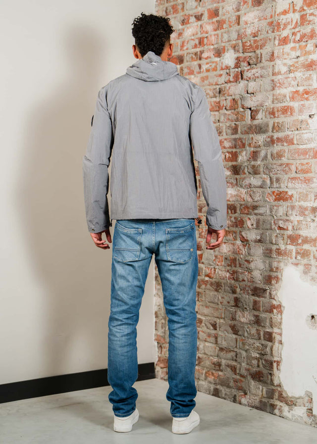 Marshall Artist Jackets Sicuro hooded overshirt - volcanic grey