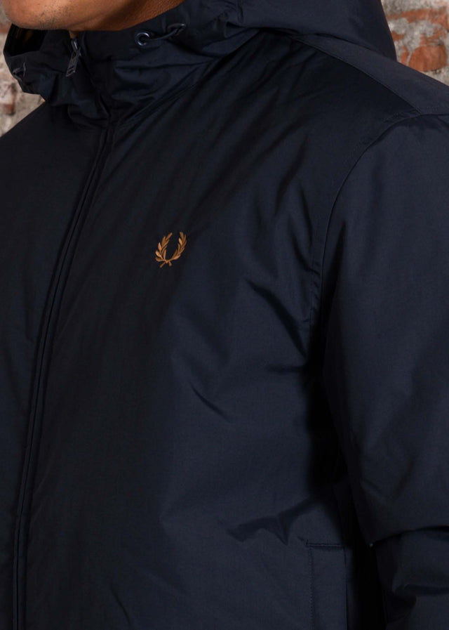Fred Perry Jackets Hooded brentham jacket - navy