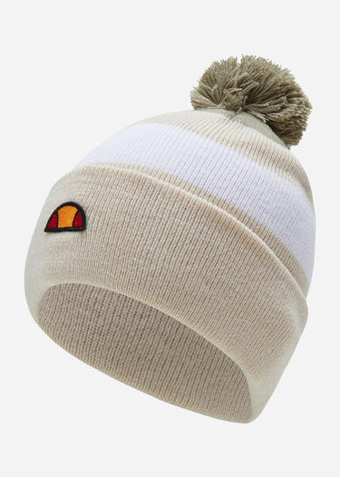Ellesse Mutsen Tanvi pom pom beanie - khaki beige