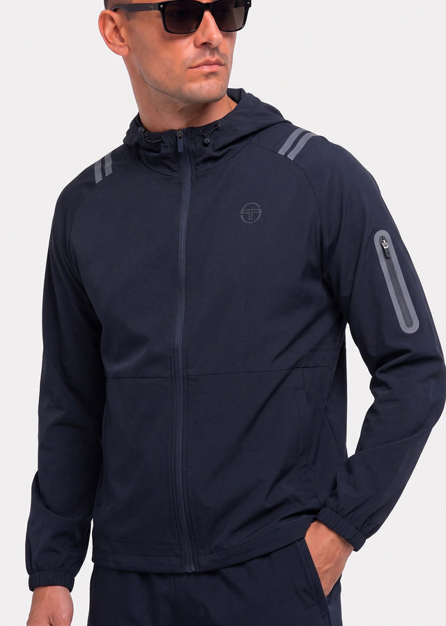 Sergio Tacchini Jackets Gallo hoodie track jacket - black