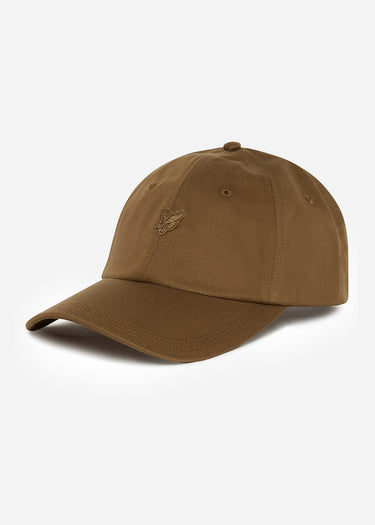 Lyle & Scott Petten Tonal eagle baseball cap - olive
