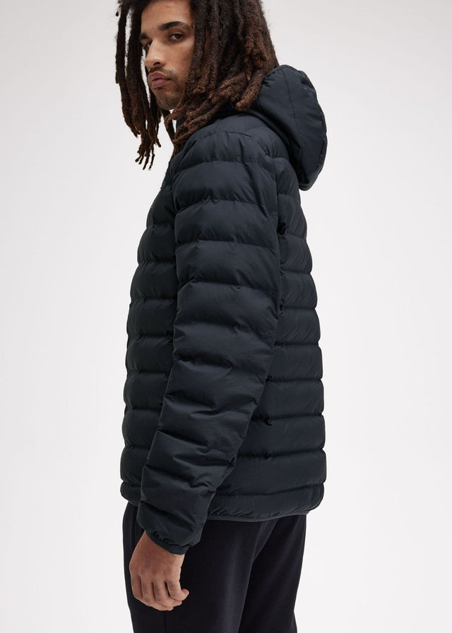 Fred Perry Jackets Hooded insulated jacket - navy