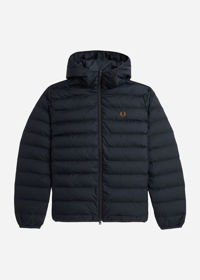Fred Perry Jackets Hooded insulated jacket - navy
