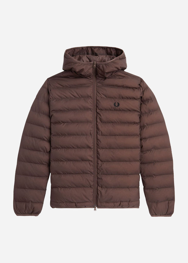 Fred Perry Jackets Hooded insulated jacket - carrington-road-brick