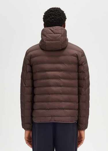 Fred Perry Jassen Hooded insulated jacket - carrington-road-brick