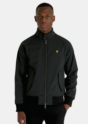 Lyle & Scott Jassen Softshell harrington jacket - jet black