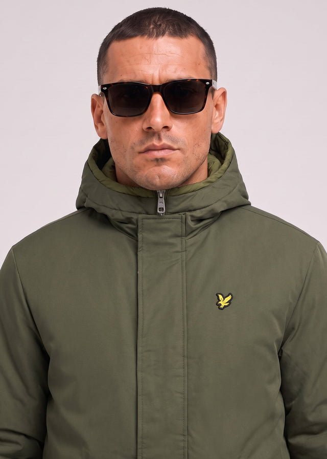Lyle & Scott Jackets Padded fishtail parka - deep depths