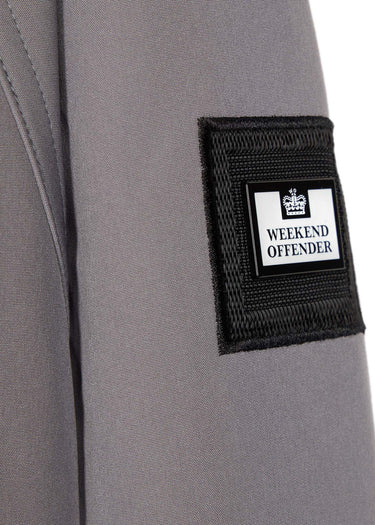 Weekend Offender Jassen Stipe softshell jacket - light grey