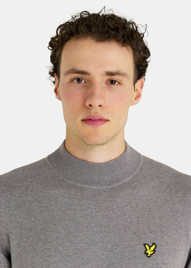Lyle & Scott Sweaters Roll neck jumper - mid grey marl