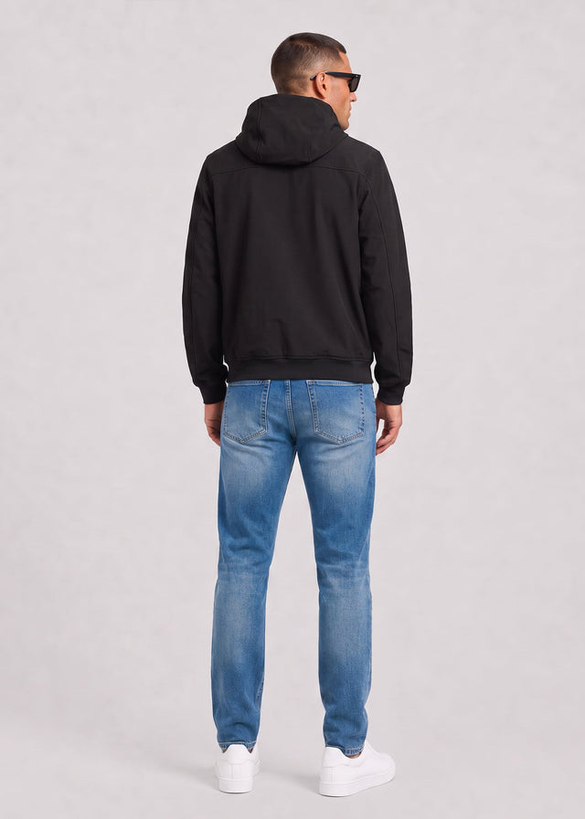 Lyle & Scott Jackets Fleece back softshell jacket - jet black