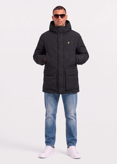 Lyle & Scott Jassen Membrane parka - jet black