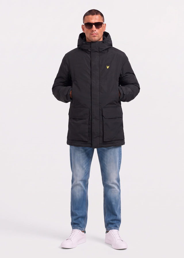Lyle & Scott Jassen Membrane parka - jet black