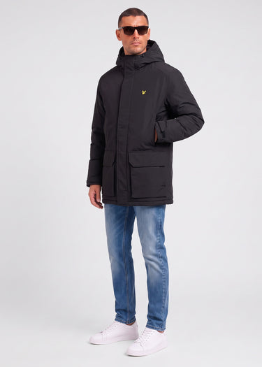 Lyle & Scott Jassen Membrane parka - jet black