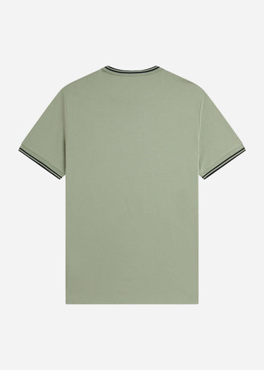 Fred Perry T-shirts Twin tipped t-shirt - seagrass black (Copy)