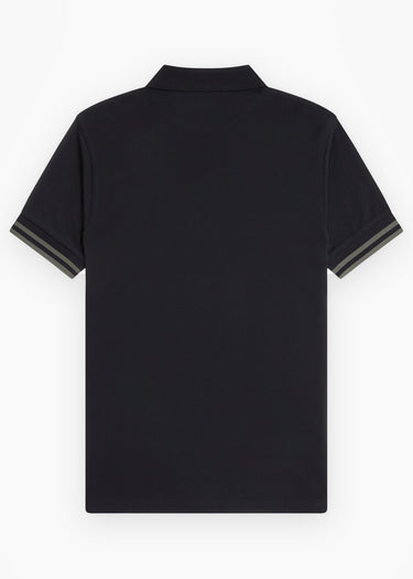 Fred Perry Polos Bold tipped polo shirt - black