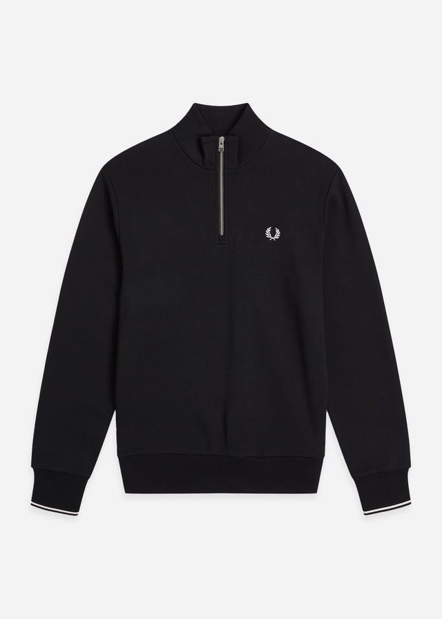 Fred Perry Sweaters Half zip sweat-shirt - black