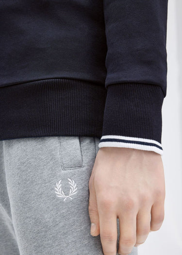 Fred Perry Truien Half zip sweatshirt - navy