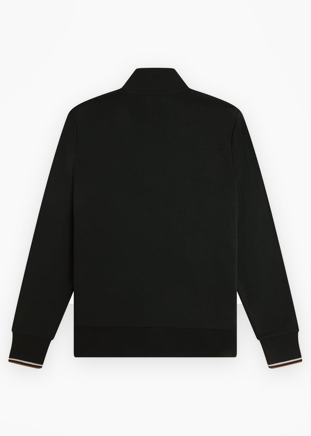 Fred Perry Sweaters Half zip sweatshirt - night green dusky blue dark caramel