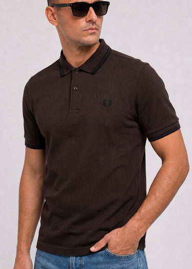Twin tipped polo - rich brown black