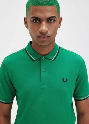 Fred Perry Polo's Twin tipped fred perry shirt - fp green