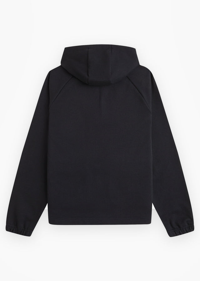 Fred Perry Hoodies Hooded smock sweatshirt - black