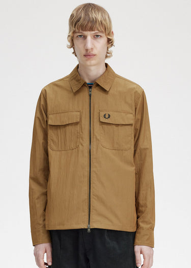 Fred Perry Overshirts Zip overshirt - shaded stone