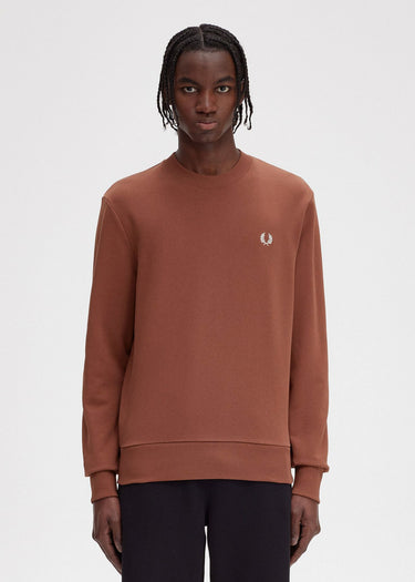 Fred Perry Truien Rave graphic sweatshirt - whisky brown