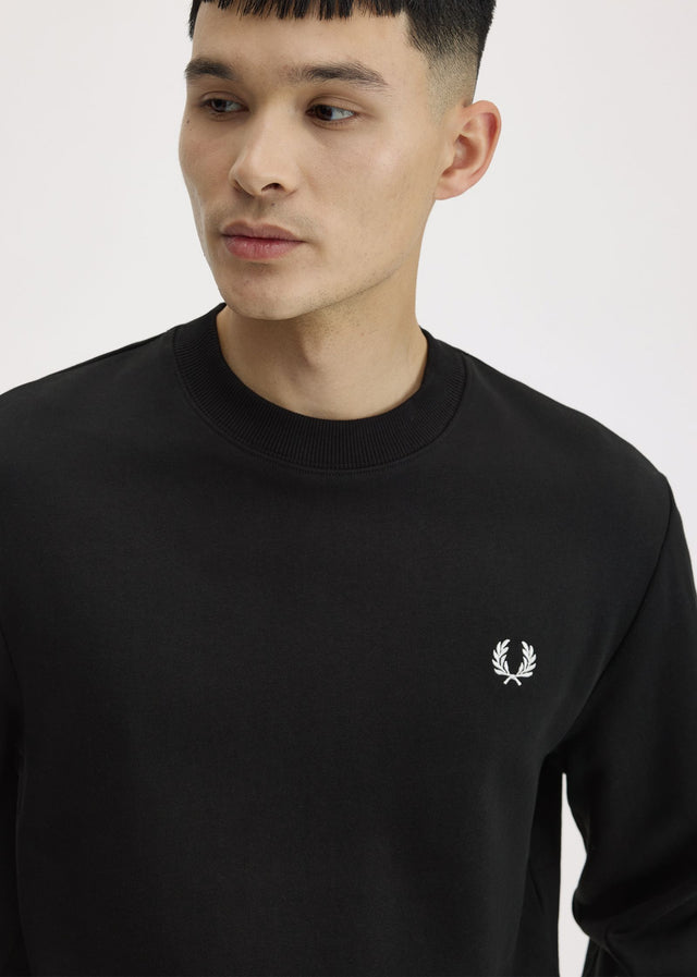 Fred Perry Sweaters Crew neck sweatshirt - black archive