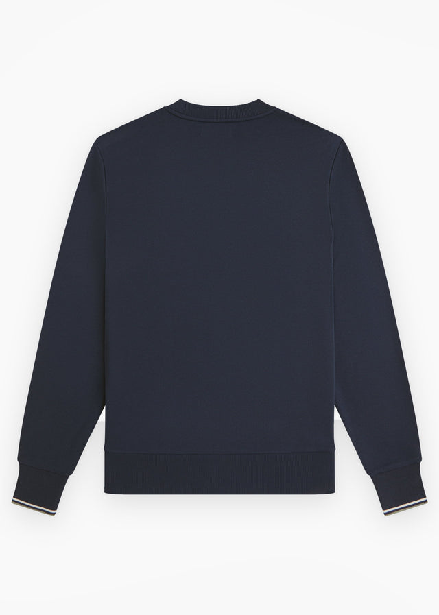 Fred Perry Sweaters Crew neck sweatshirt - dark airforce ecru seagrass