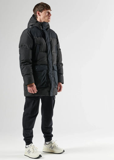 MA.Strum Jassen Recoil down coat parka - black