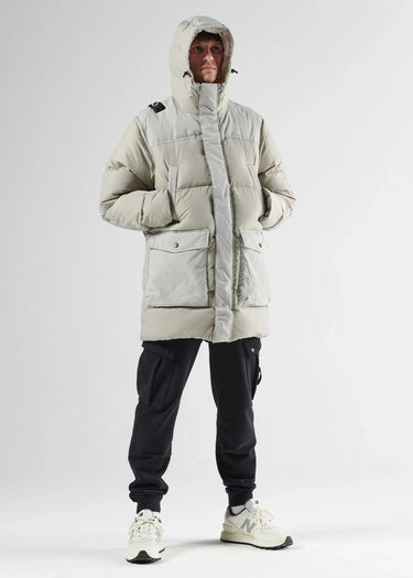 MA.Strum Jassen Recoil down coat parka - sedona grey