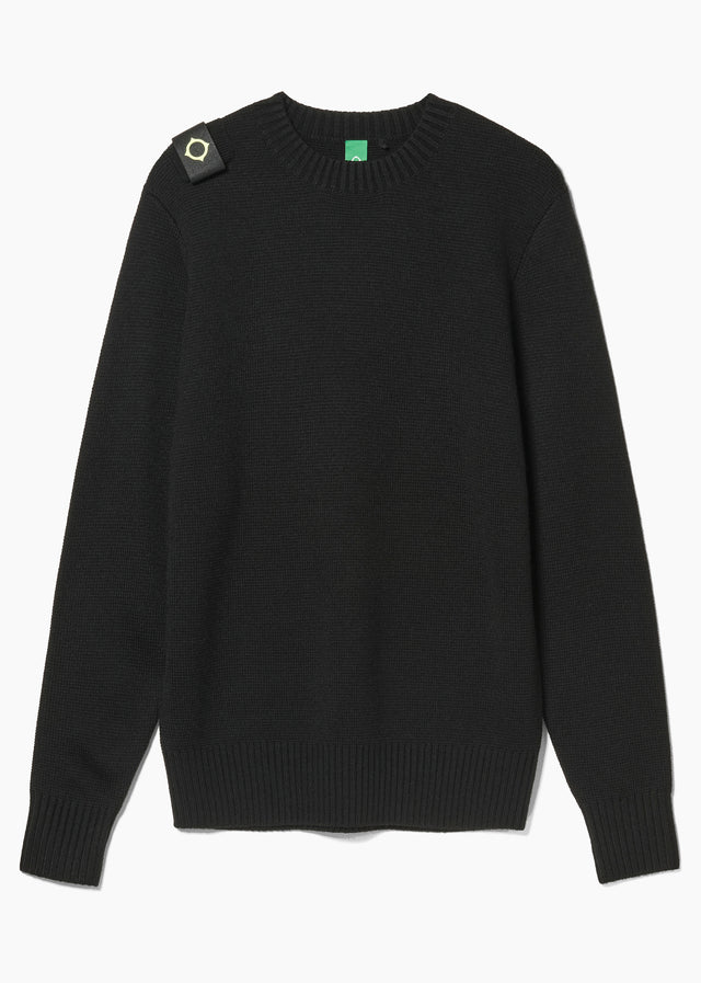 MA.Strum Sweaters Oka crew sweater - black