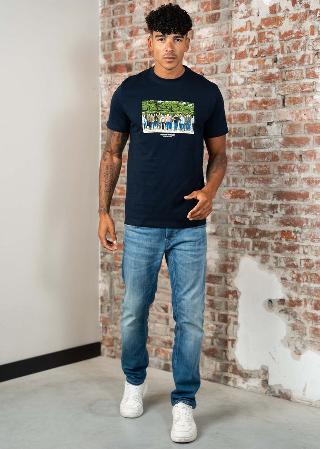 Weekend Offender T-shirts Green street GSE - navy