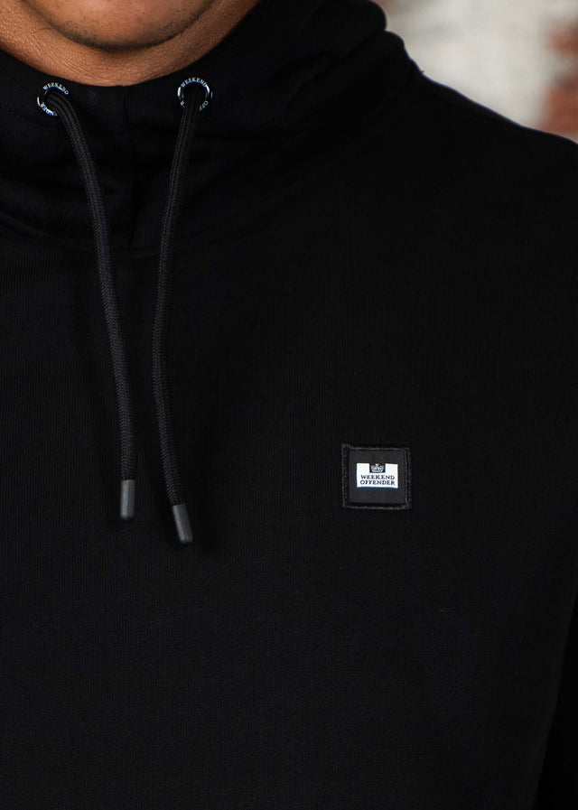 Weekend Offender Hoodies Ribbe - black