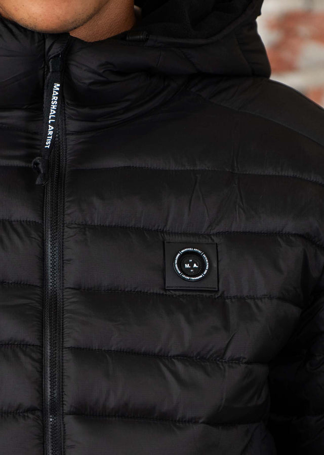 Marshall Artist Jackets Ashdale bubble jacket - black