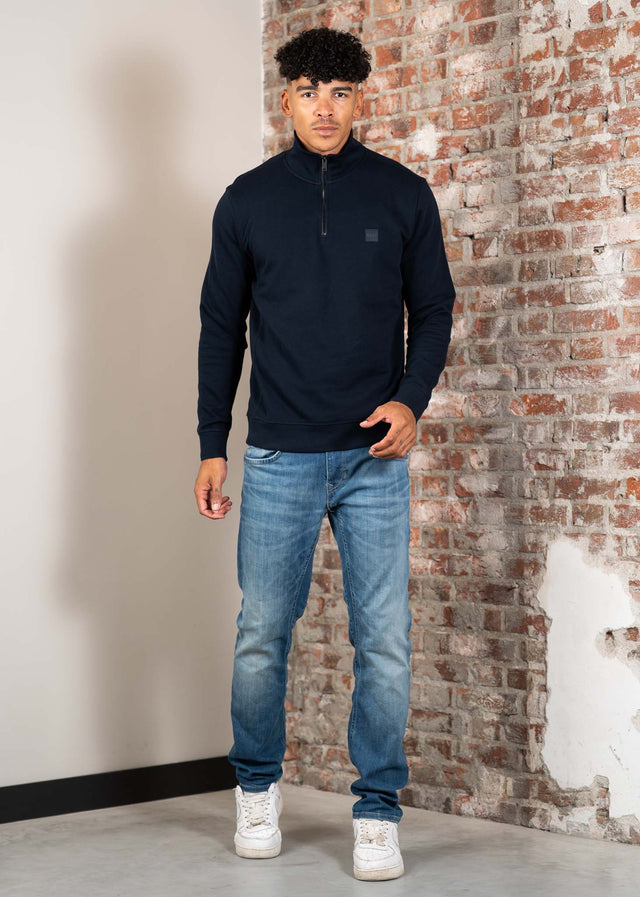 Hugo Boss Sweaters Zetrust - dark blue