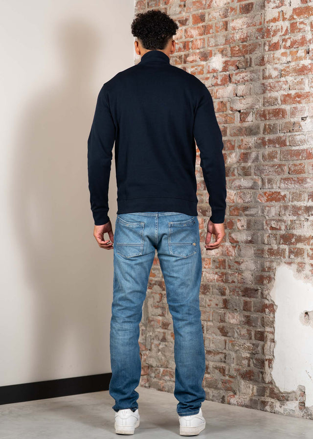 Hugo Boss Sweaters Zetrust - dark blue