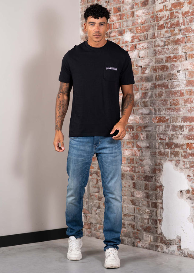 Napapijri T-shirts Fanes - black beauty