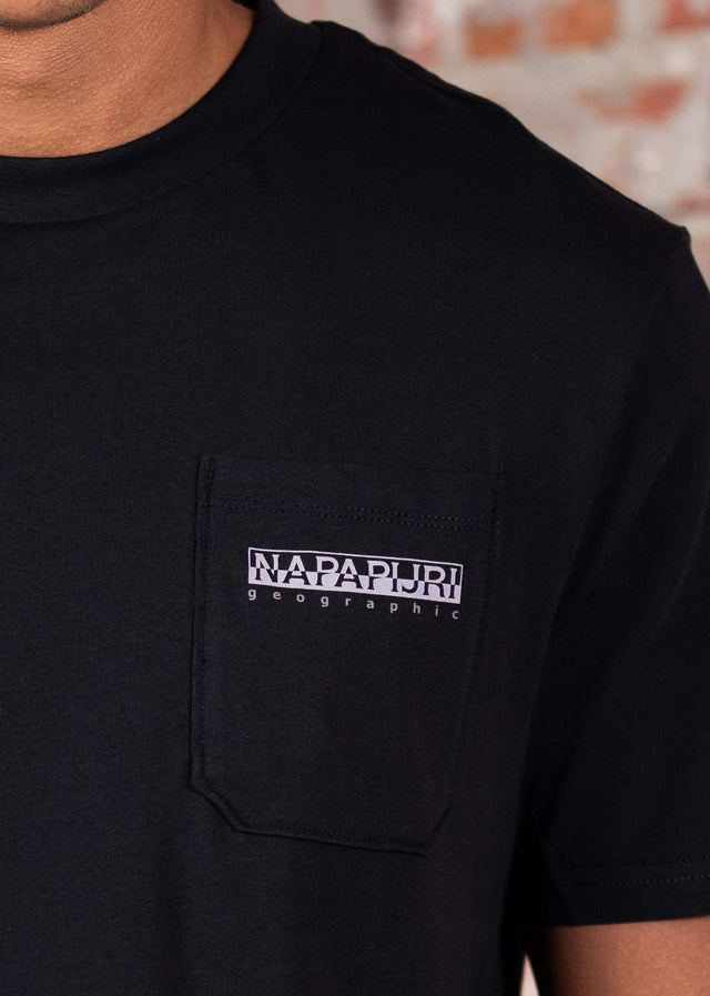 Napapijri T-shirts Fanes - black beauty