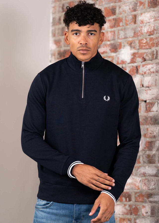 Fred Perry Sweaters Half zip sweatshirt - navy