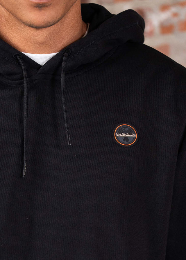 Napapijri Hoodies Badge hoodie - black beauty