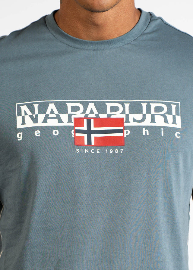 Napapijri T-shirts S aylmer - stormy weat