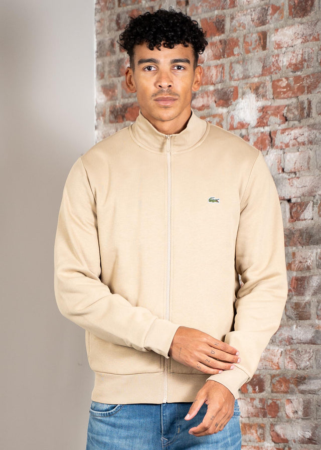 Lacoste Cardigans Brushed fleeced zip - viennese