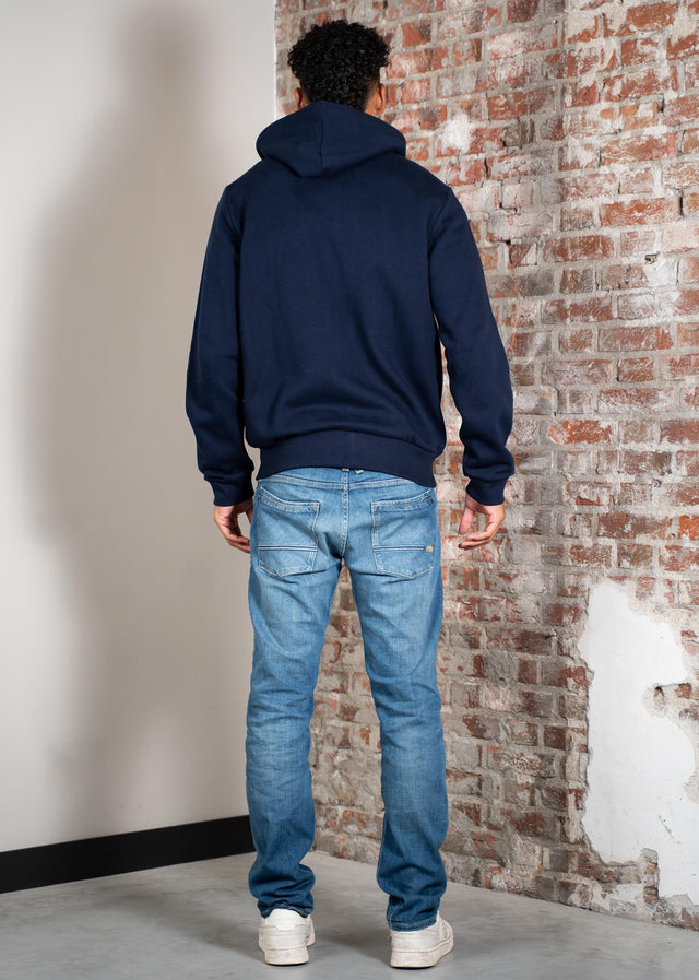 Lacoste Cardigans Zip through hoodie - navy blue