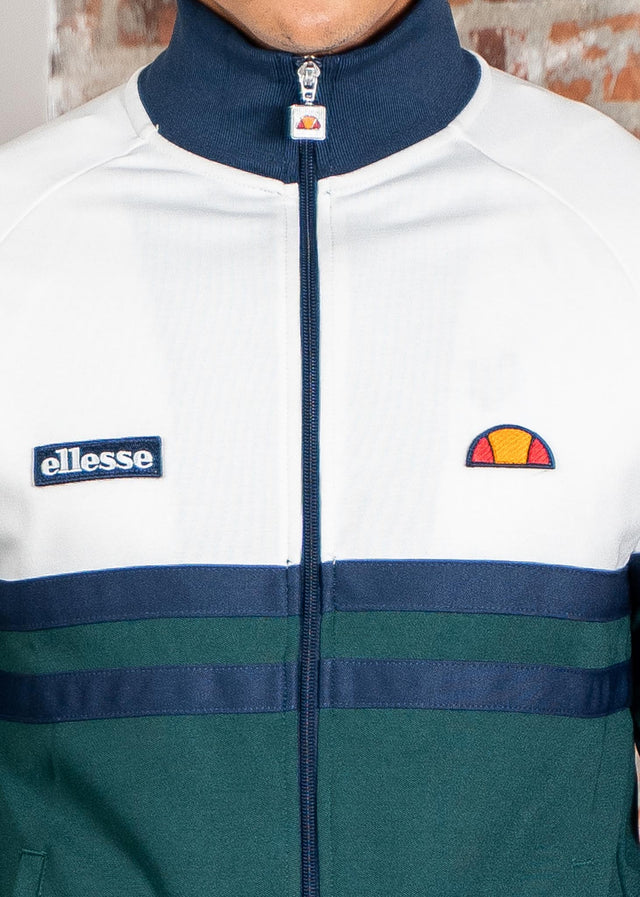Ellesse Cardigans Rimini track jacket - off white dark green
