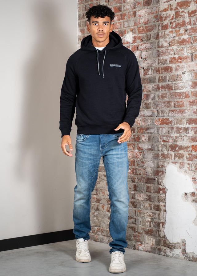 Napapijri Hoodies Back graphic hoodie - black beauty