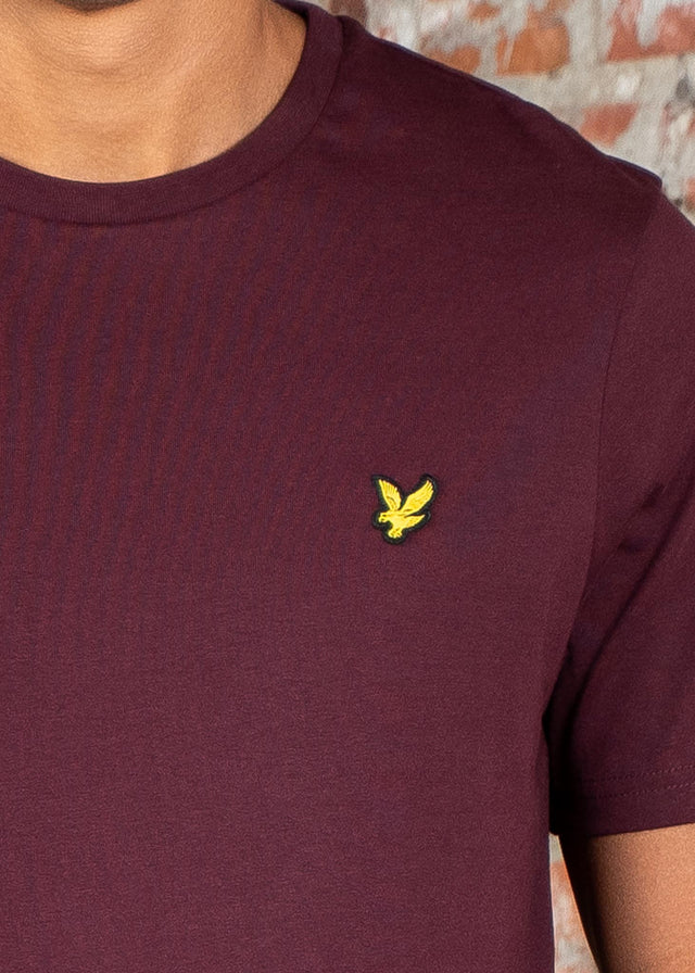 Lyle & Scott T-shirts Plain t-shirt - burgundy