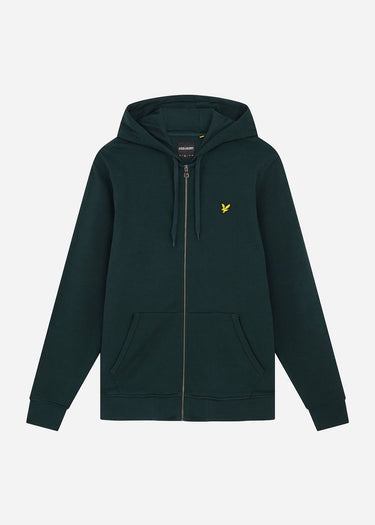 Lyle & Scott Vesten Zip through hoodie - dark green