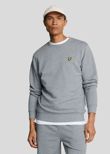 Lyle & Scott Truien Crew neck sweatshirt - mid grey marl